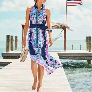 Lilly Pulitzer Novah Midi Shirtdress Size 10